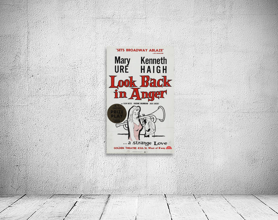 Look back in anger 1958 Artcraft Lithograph Poster 1905–1970 Wall Preview