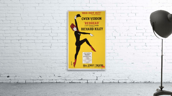 Redhead 1959 Artcraft Lithograph Poster 1905–1970 Wall Preview