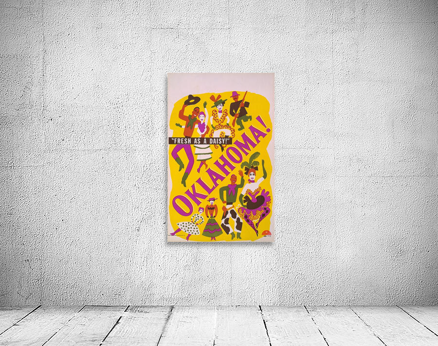 Oklahoma 1940s Artcraft Lithograph Poster 1905–1970 Wall Preview