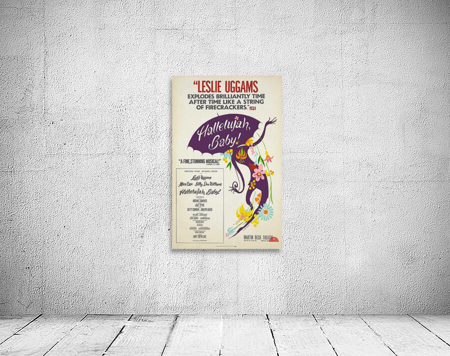 Hallelujah baby! 1967 Hilary Knight American 1926-? Artcraft Lithograph Poster Wall Preview