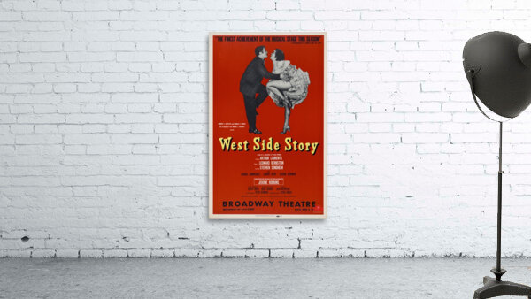 West Side Story 1968 Artcraft Lithograph Poster 1905–1970 Wall Preview
