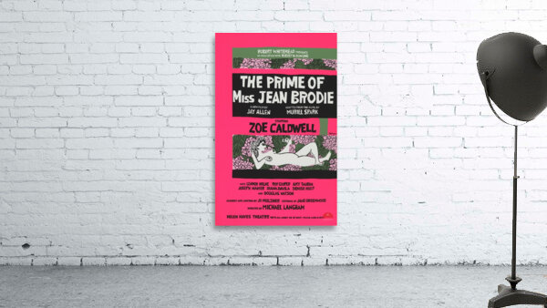 The Prime of Miss Jean Brodie 1968 Artcraft Lithograph Poster 1905–1970 Wall Preview