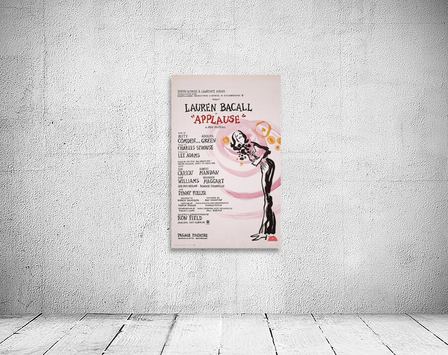 Applause 1970 Clyde Smith American 20th Century Artcraft Lithograph Poster Wall Preview