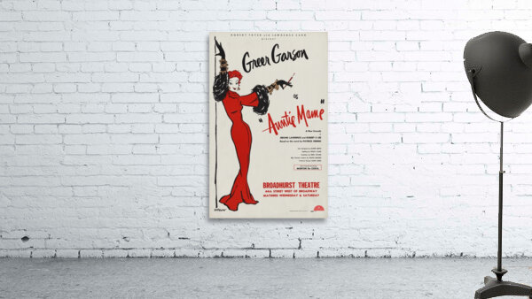Greer Garson as ‘Auntie Mame’ 1958 Artcraft Lithograph Poster 1905–1970 Wall Preview