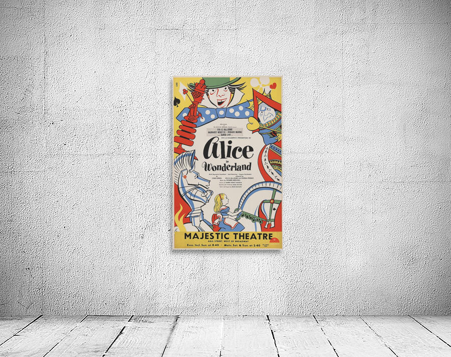 Alice in Wonderland 1947 American 1905–1970 Artcraft Lithograph Poster Wall Preview
