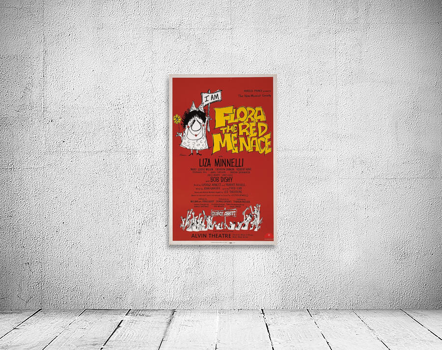 Flora the red menace 1964 H. Gardner American 20th Century  Artcraft Lithograph Poster 1905–1970 Wall Preview