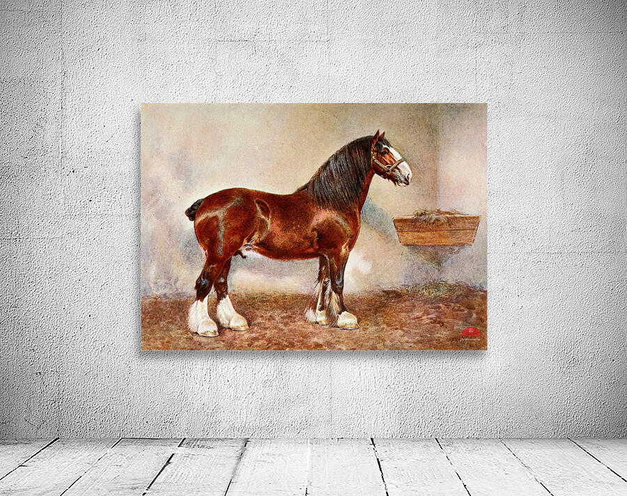Clydesdale Stallion Prince of Albion Frank Babbage English 1858–1916 Wall Preview