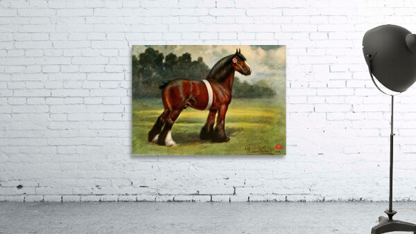 Shire Stallion Halstead Royal Duke John Hanson Walker Jr. English 1844-1933 Wall Preview