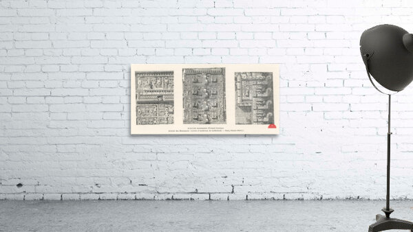 Byzantine pattern. 1888 edition Lornement Polychrome by Albert Racine 1825–1893. Wall Preview