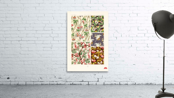 19th Century pattern Lornement Polychrome 1888 by Albert Racinet 1825&ndash1893. 1888 edition. Wall Preview