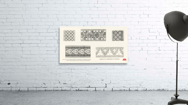 12nd-century designs. 1888 edition Lornement Polychrome by Albert Racine 1825–1893. Wall Preview