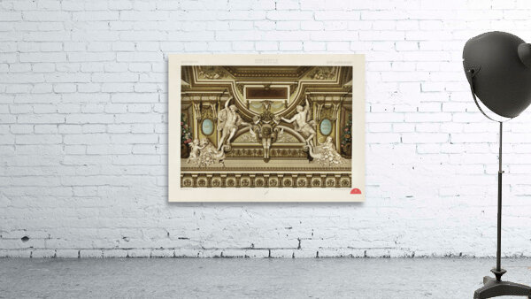 17th Century pattern. 1888 edition Lornement Polychrome by Albert Racine 1825–1893. Wall Preview