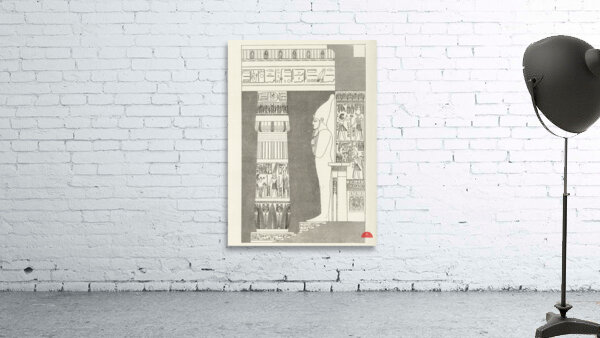 Egyptian pattern. 1888 edition Lornement Polychrome by Albert Racine 1825–1893. Wall Preview