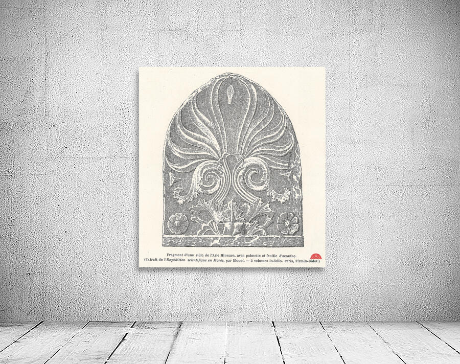 Anatolian Asia Minor pattern. 1888 edition Lornement Polychrome by Albert Racine 1825–1893. Wall Preview