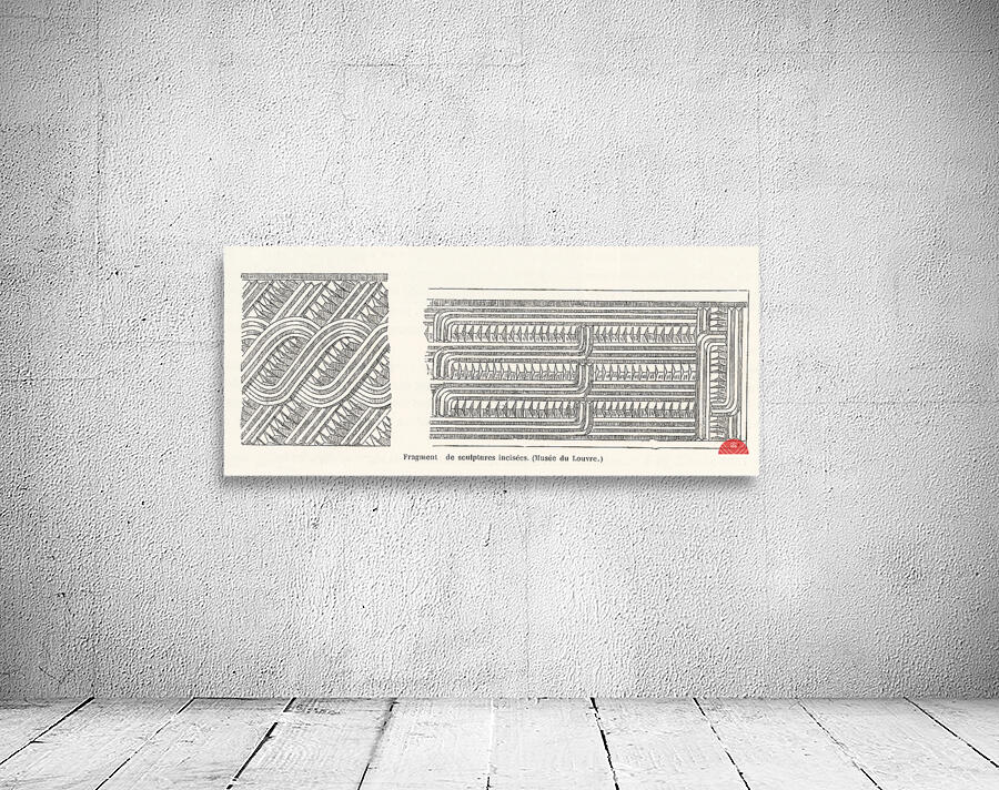 Incised design. 1888 edition Lornement Polychrome by Albert Racine 1825–1893. Wall Preview