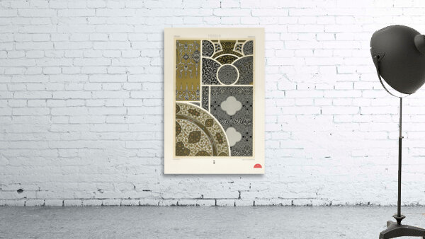 Persian pattern. 1888 edition Lornement Polychrome by Albert Racine 1825–1893. Wall Preview