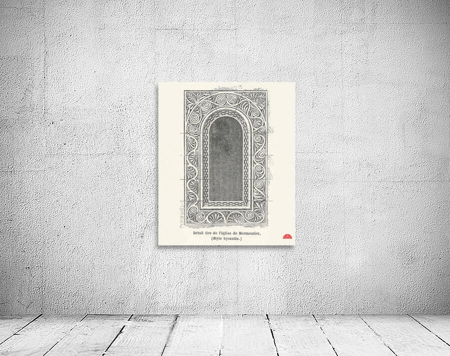 Byzantine pattern. 1888 edition Lornement Polychrome by Albert Racine 1825–1893. Wall Preview