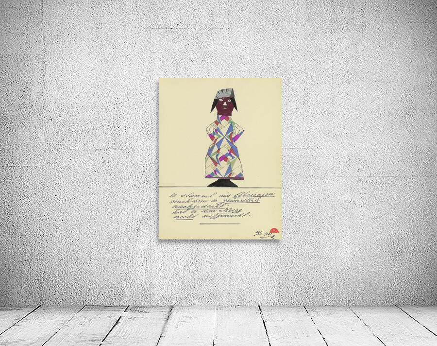 ‘Er stammt aus Abesinion …’ 1931  My Pictures Become Wilder and Wilder By John Elsas Wall Preview