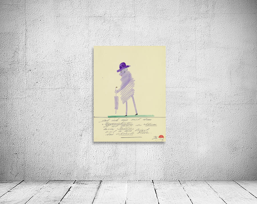 ‘Geh ich aus mit dem Regenschirm …’ 1930  My Pictures Become Wilder and Wilder By John Elsas Wall Preview