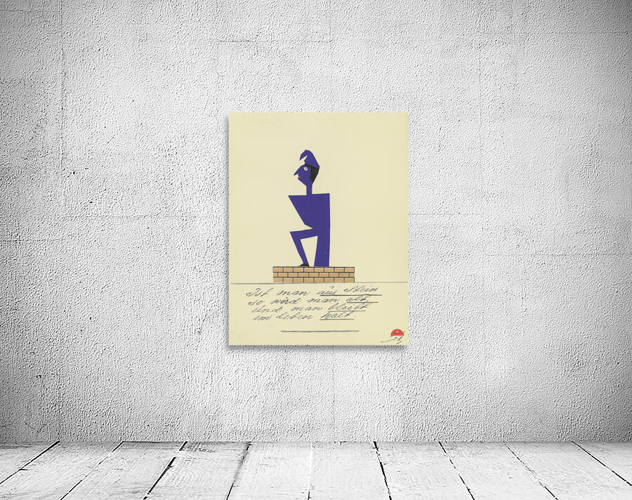 ‘Ist man aus Stein …’ 1932  My Pictures Become Wilder and Wilder By John Elsas Wall Preview