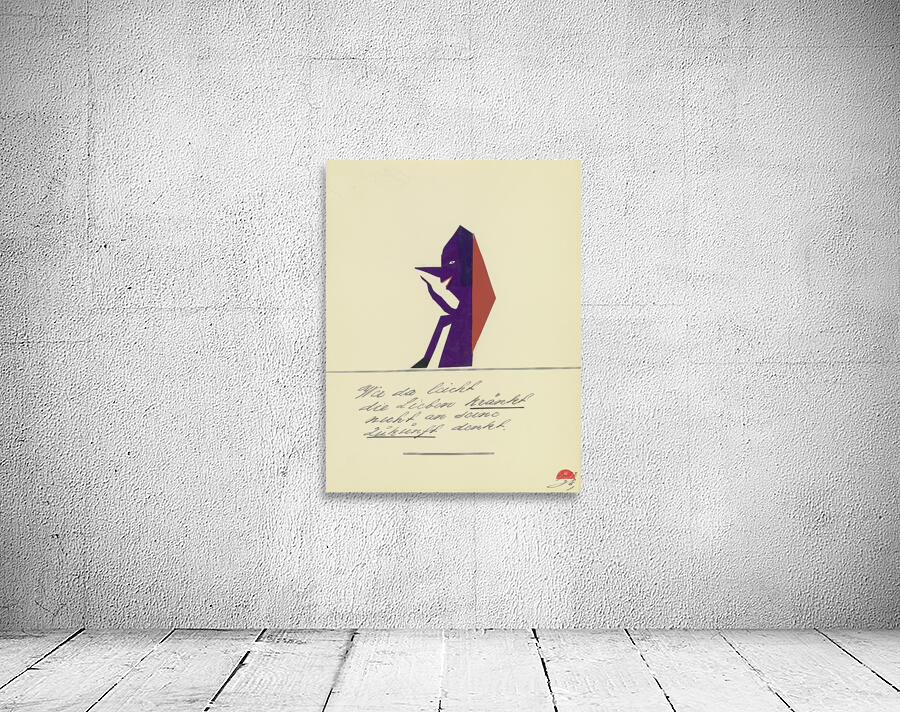 ‘Wer da leicht die Lieben kränkt …’ 1932  My Pictures Become Wilder and Wilder By John Elsas Wall Preview