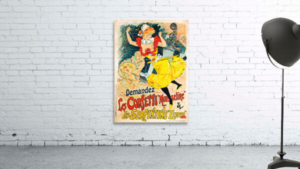 Les Confetti 1894 Posters by Georges Meunier Wall Preview
