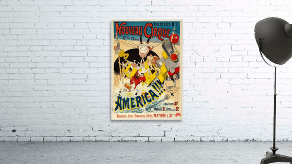 Ouveau CirqueAmerica!!! 1895 Posters by Georges Meunier Wall Preview