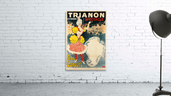Trianon 80 Bd Rochechouart Spectacle Bal Concert 1897 Posters by Georges Meunier Wall Preview