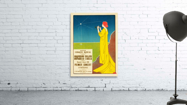 Concerts Ysaye 1896 Posters by Georges Meunier Wall Preview