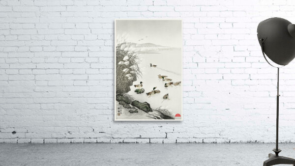 Ducks in the water 1931 by Ohara Koson 1877-1945. Wall Preview