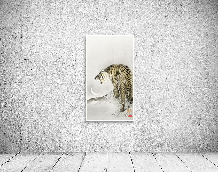Roaring tiger 1900 - 1945 by Ohara Koson 1877-1945. Wall Preview