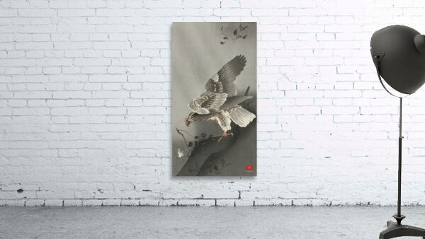 Eagle lurking at a prey 1877-1930 by Ohara Koson 1877-1945. Wall Preview