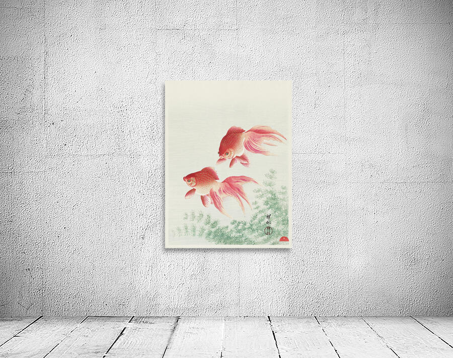 Two veil goldfish 1926 by Ohara Koson 1877-1945. Wall Preview
