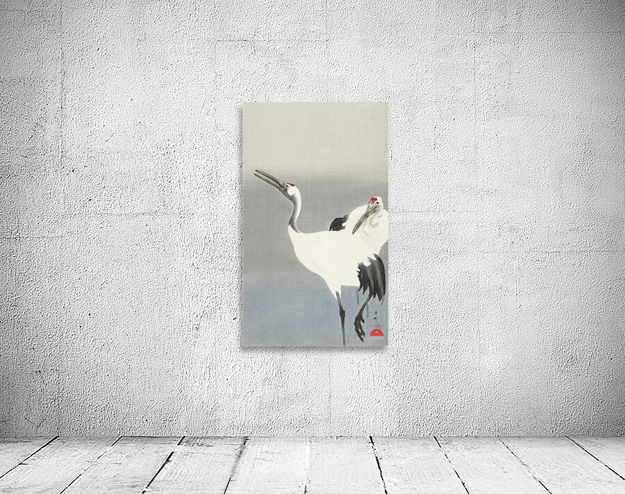 Two cranes 1900-1930 by Ohara Koson 1877-1945. Wall Preview