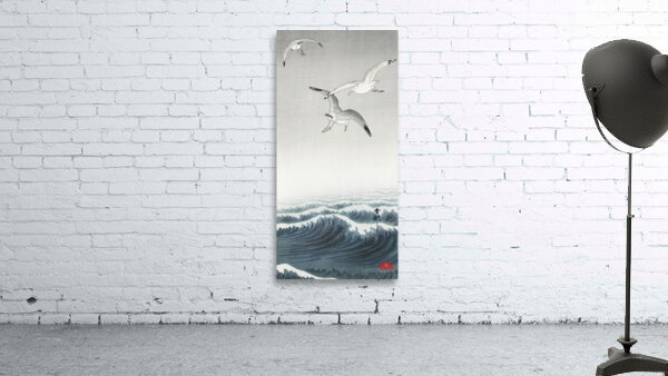 Three seagulls 1900 - 1936 by Ohara Koson 1877-1945. Wall Preview