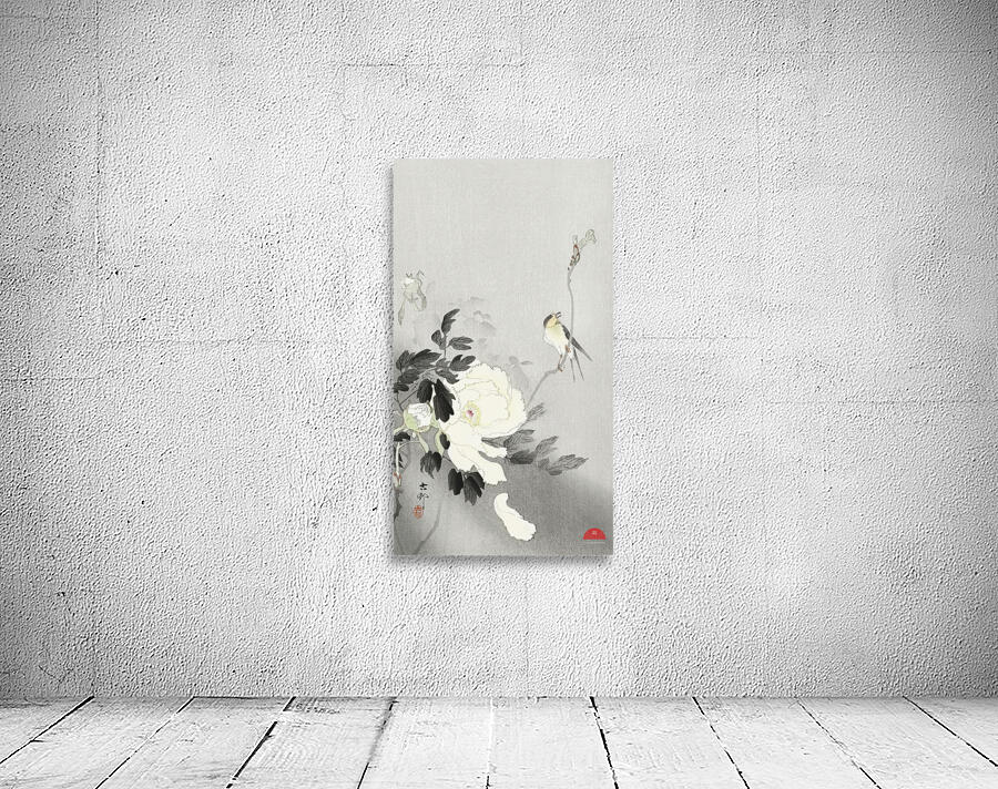 Swallow with Peony 1900 - 1930 by Ohara Koson 1877-1945. Wall Preview