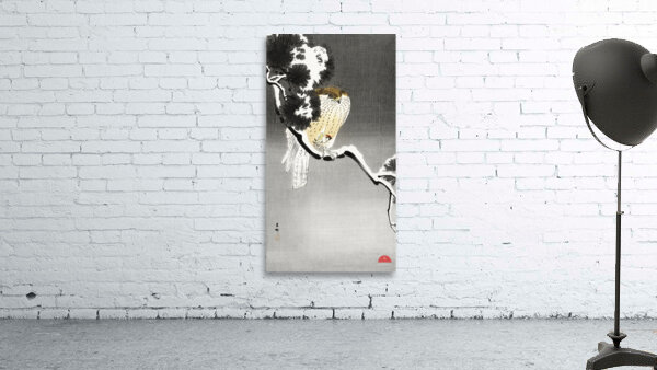 Hawk with sparrow 1900 - 1930 by Ohara Koson 1877-1945. Wall Preview