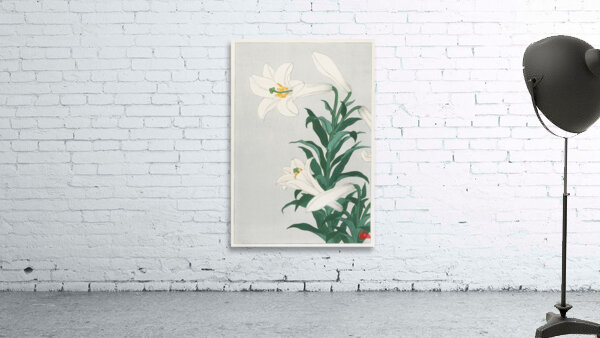 Lilies Ohara  1920 - 1930 by Ohara Koson 1877-1945. Wall Preview