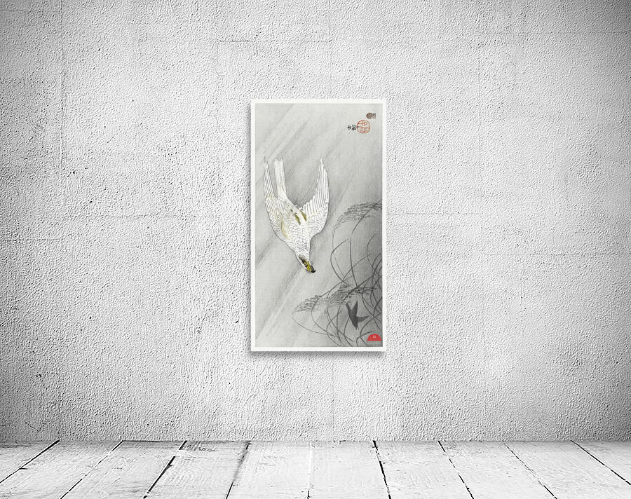 Hunting hawk 1900 - 1910 by Ohara Koson 1877-1945. Wall Preview