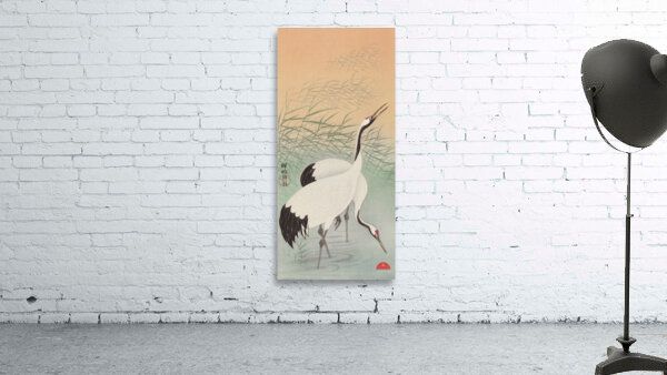 Two cranes 1925 - 1936 by Ohara Koson 1877-1945. Wall Preview