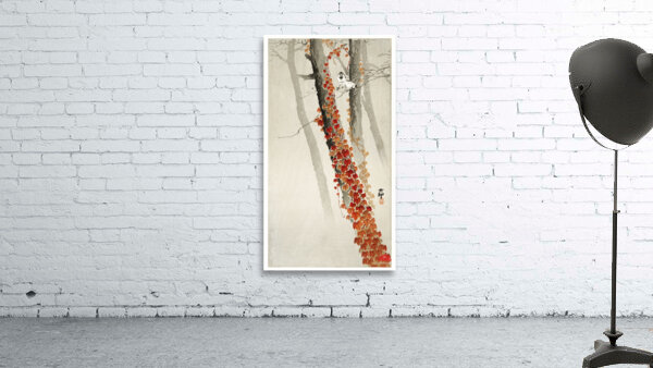 Red ivy 1900 - 1930 by Ohara Koson 1877-1945. Wall Preview