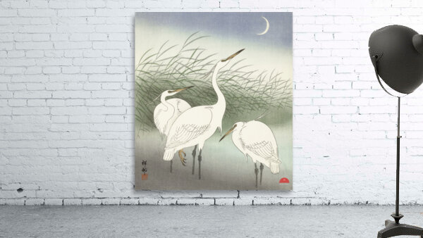 Praying mantis 1900 - 1936 by Ohara Koson 1877-1945. Wall Preview