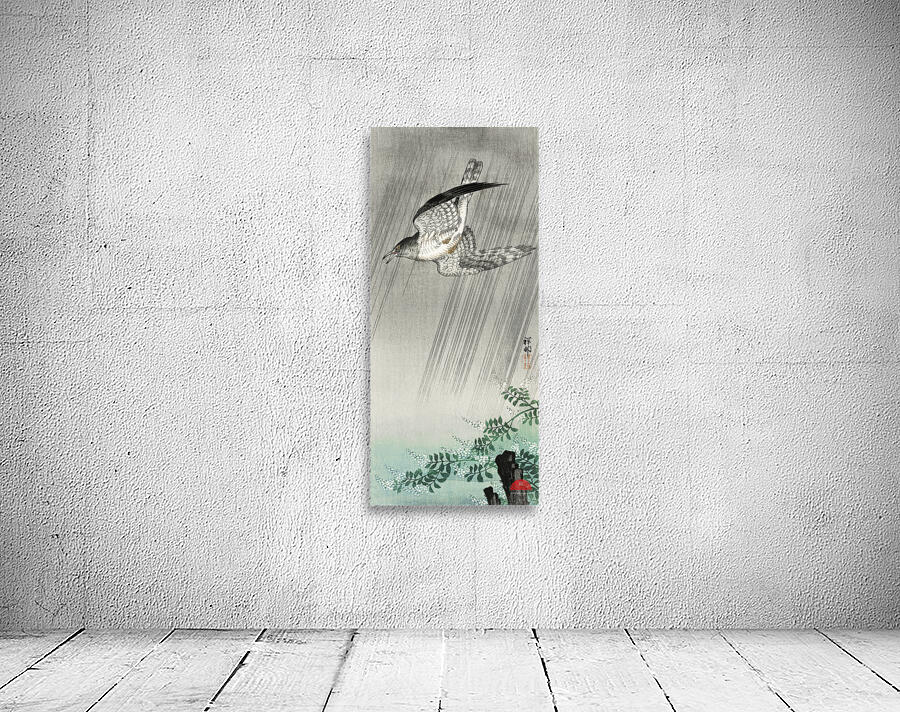 Cuckoo in storm 1925 - 1936 by Ohara Koson 1877-1945. Wall Preview