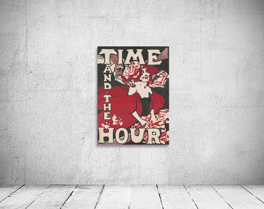Time and the Hour 1895 poster by Ethel Reed.  Wall Preview