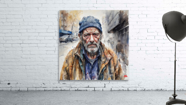 Watercolor Whats Left By Bruce Lazarus Wall Preview