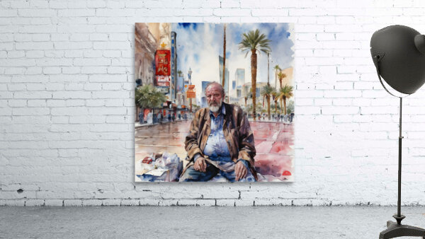 Watercolor “ Decisions Decisions Decisions” By Bruce Lazarus Wall Preview