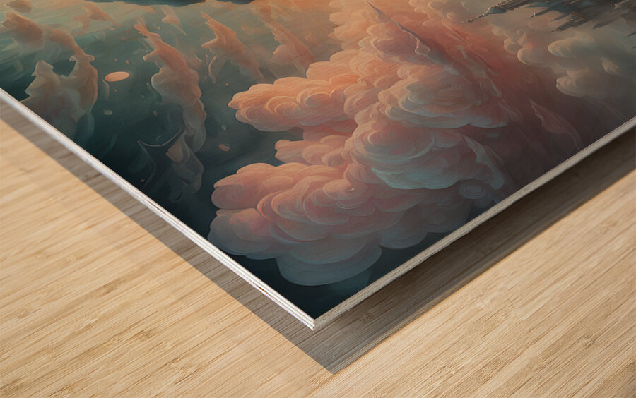 Forgotten Prophecy By ISHISH Wood print