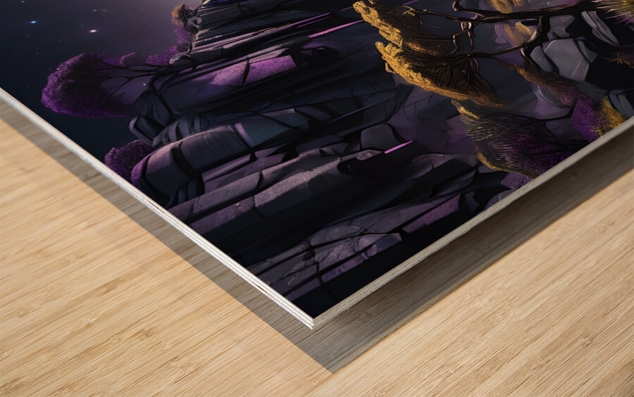 Unknown Planet By ISHISH Wood print