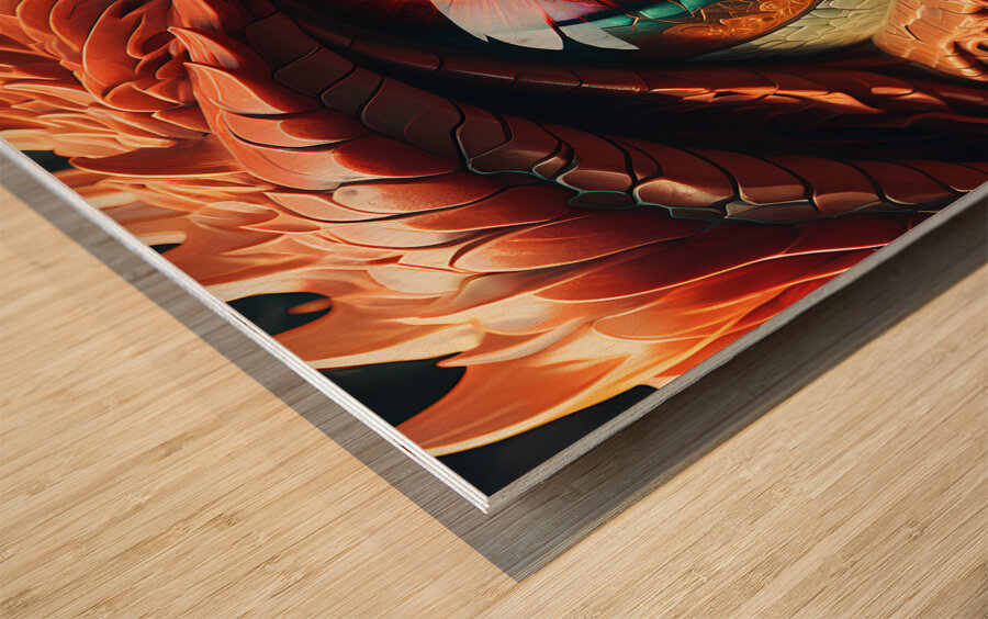 Dragons Hungry Eye By ISHISH Wood print