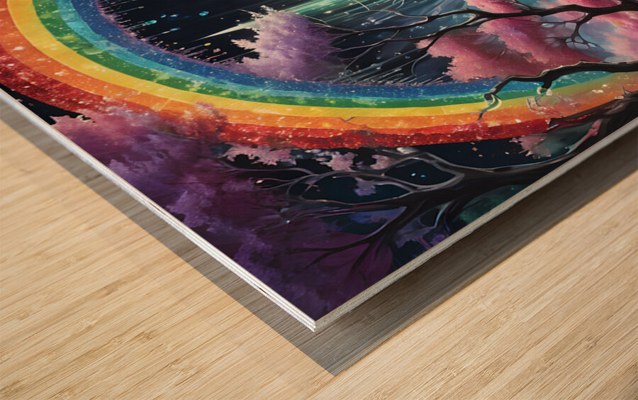 Path To Heaven By ISHISH Wood print